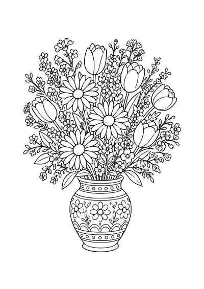 ausmalbild rosenbogen