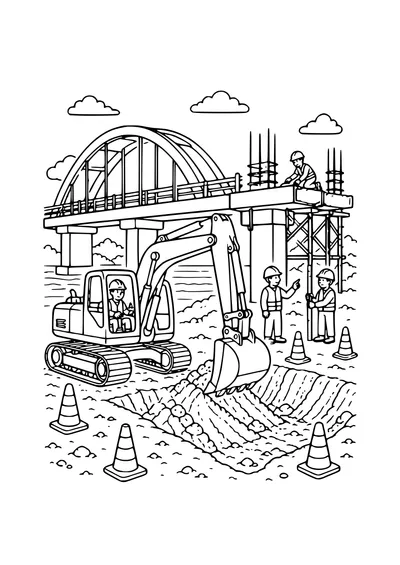 swimming race coloring page