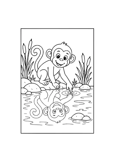koala in the forest coloring page