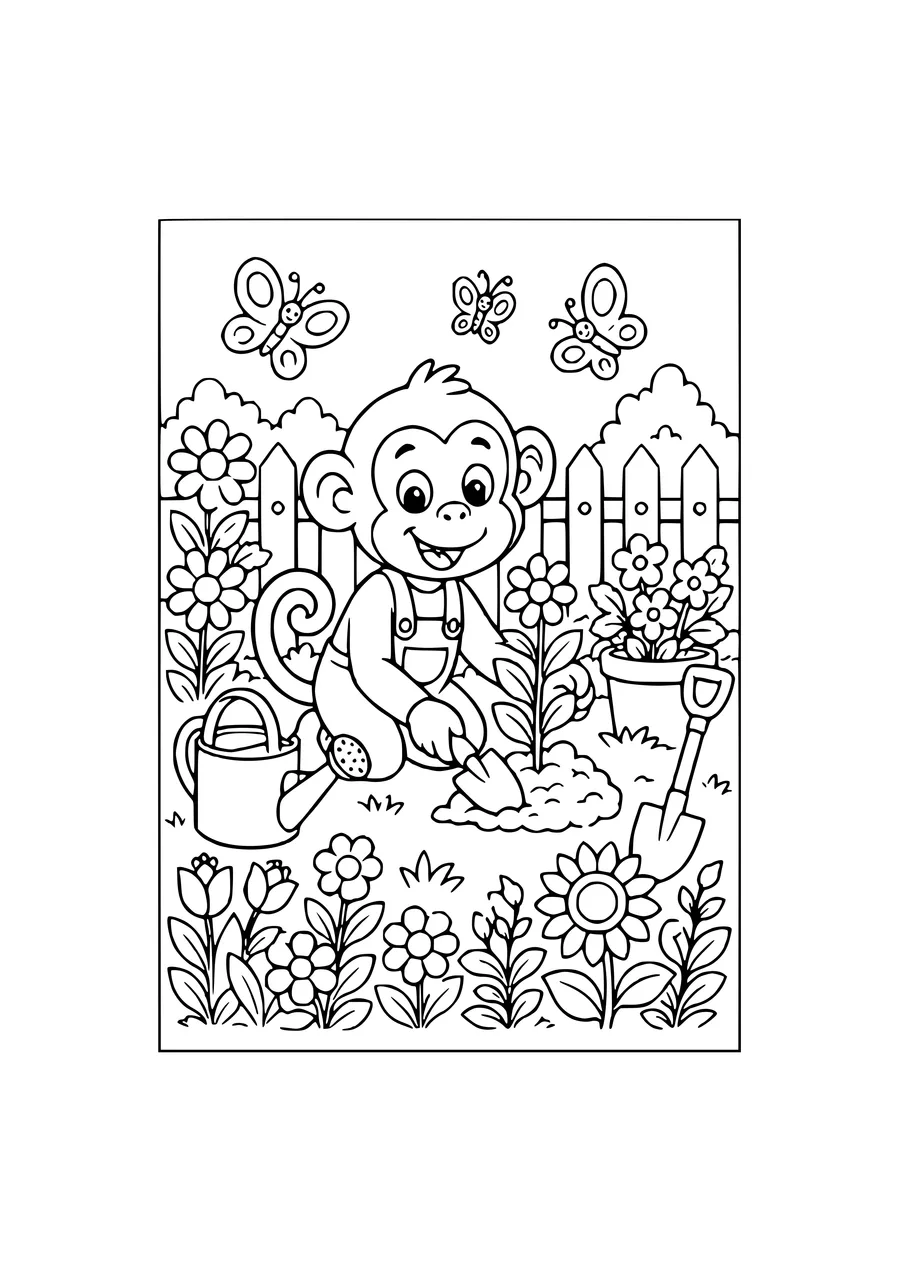 koala on an adventure coloring page