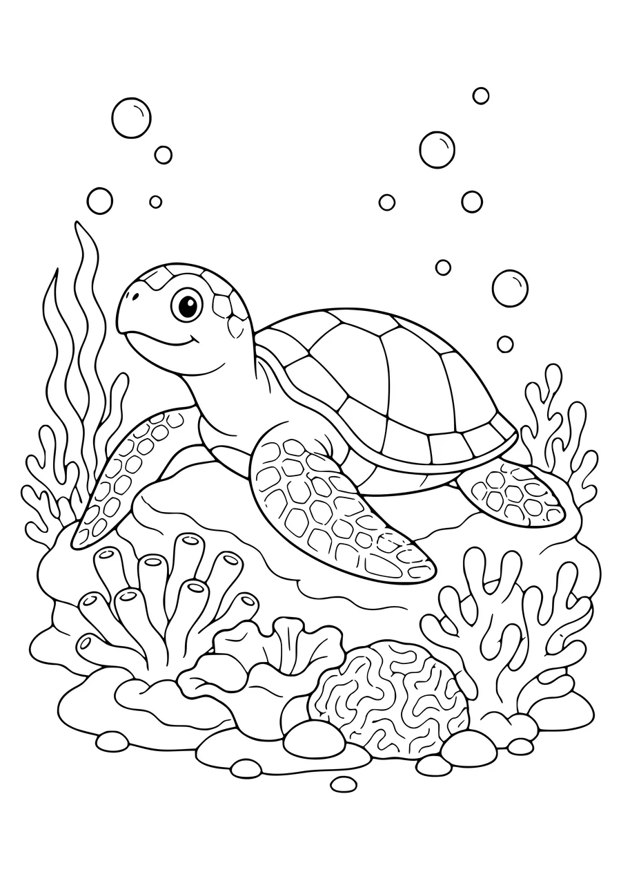 camel by the water coloring page
