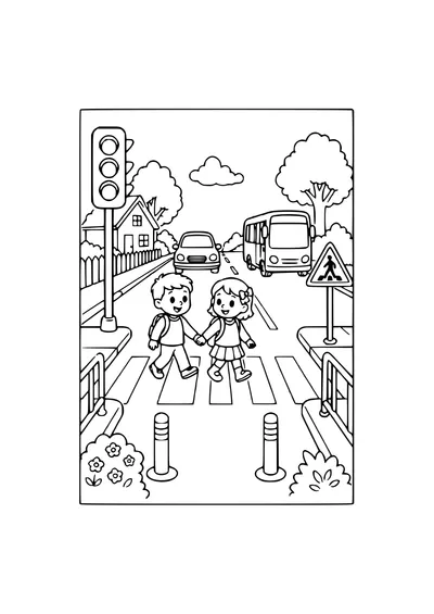 colors on the playground coloring page