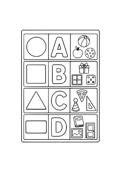 colors with animals coloring page