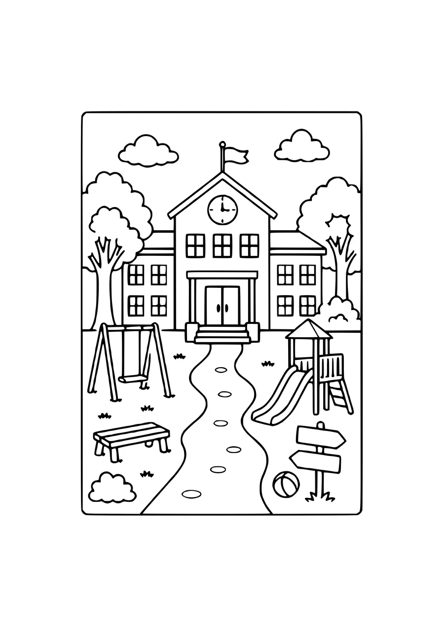 colors with gifts coloring page