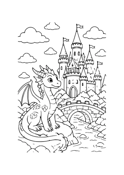winter queen at a celebration coloring page