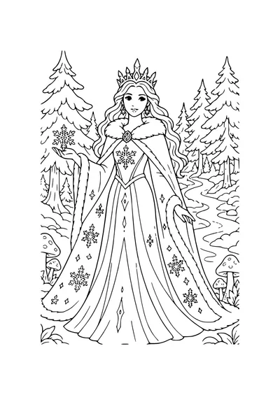 jumping hero in a flower field coloring page