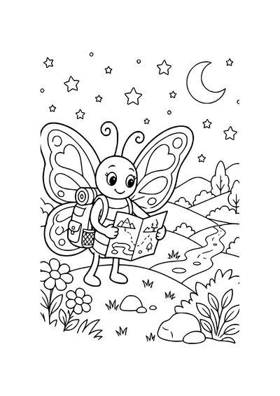 horse and pony by a castle coloring page