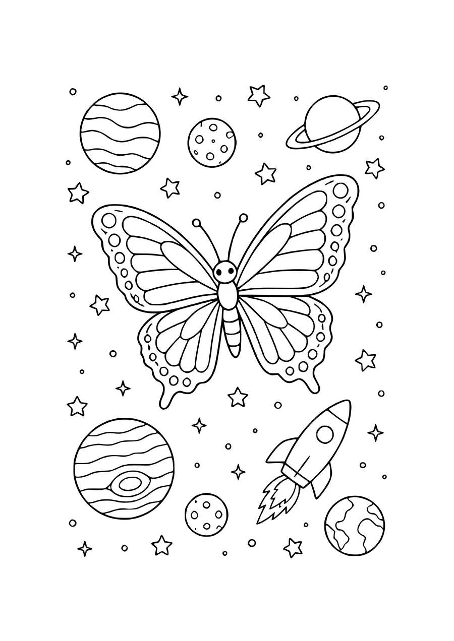 car and monster truck on an adventure coloring page
