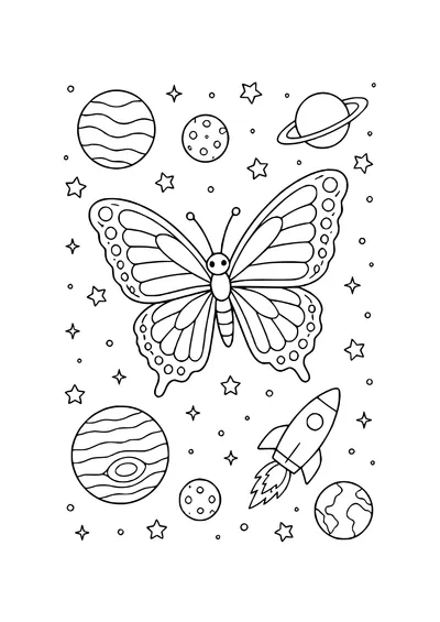 car and monster truck on an adventure coloring page