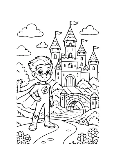 coloriage bébé dragon en aventure