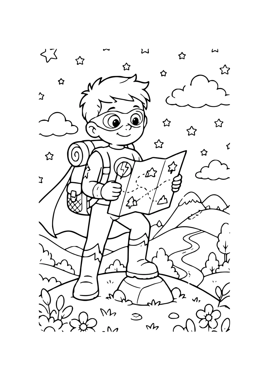 Ausmalbild Baby-Drache im Winter